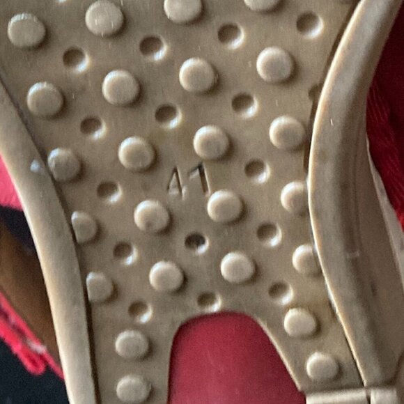 Hush Puppies  red nobuk sandal size 10 (41) - Picture 10 of 16